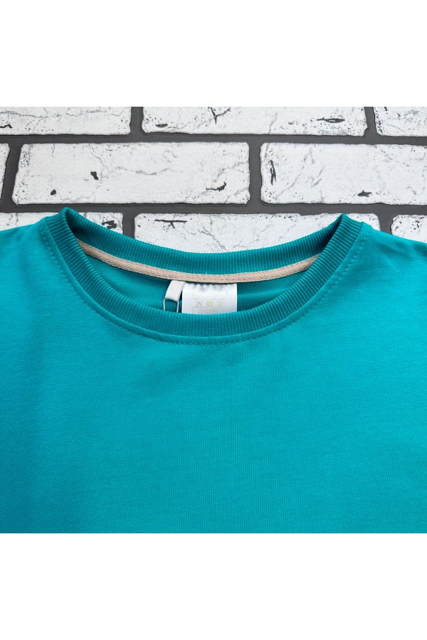 Футболка оверсайз мятная женская из кулирки supreme   Магазин Толстовок Женские футболки oversize supreme 190-210 гр/м из кулирки