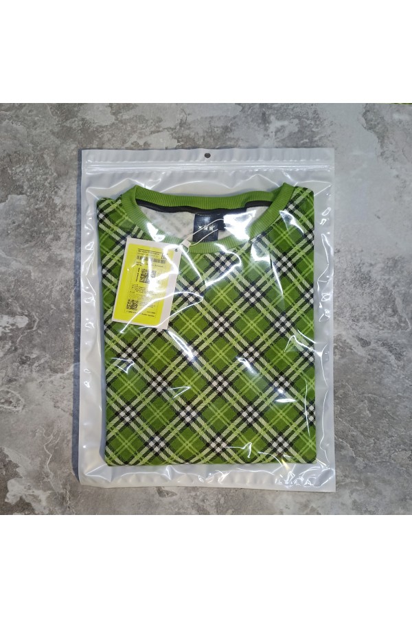 Футболка оверсайз Зеленый Тартан   Магазин Толстовок Футболки OVERSIZE Мужские