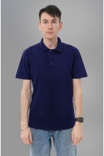  Футболка поло темно-синее мужское 4XL-58-Unisex-(Мужской)    Футболка поло мужское темно-синий 