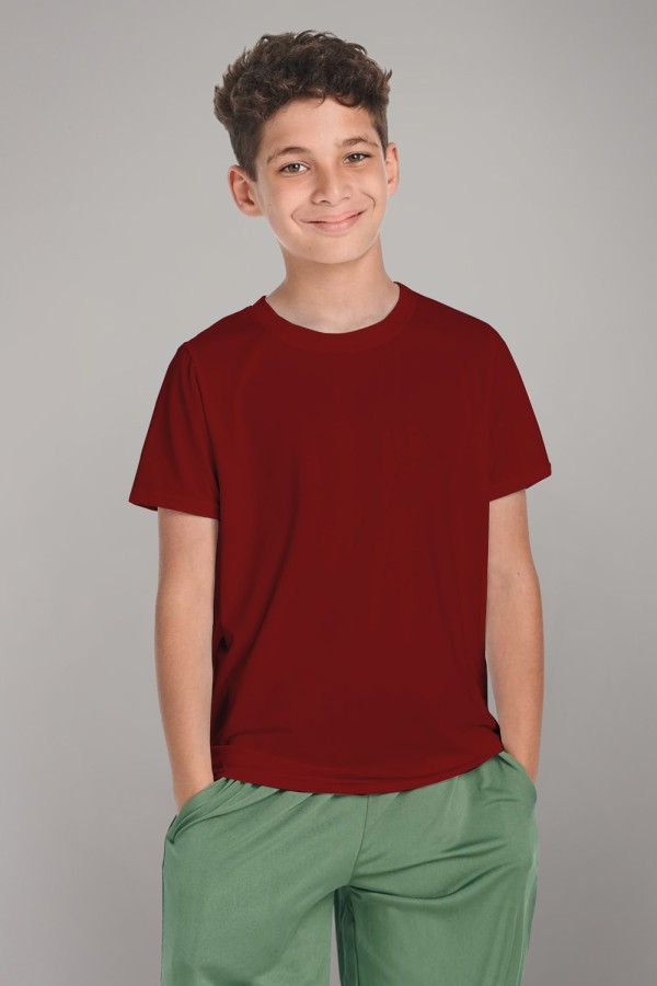  t-shirt premium bordo children 2XS-34-Kids-(На_деток)    Детская футболка премиум бордовая для деток с 3х лет 