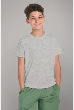 Детская футболка премиум серая для деток с 3х лет