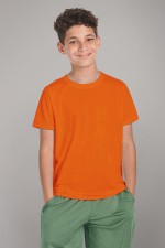  t-shirt premium orange children 3XS-32-Kids-(На_деток)    Детская футболка премиум оранжевая для деток с 3х лет 