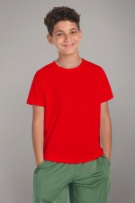  t-shirt premium red children 2XS-34-Kids-(На_деток)    Детская футболка премиум красная для деток с 3х лет 