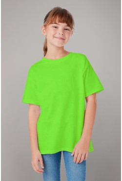 Детская футболка премиум салатовая для деток с 3х лет