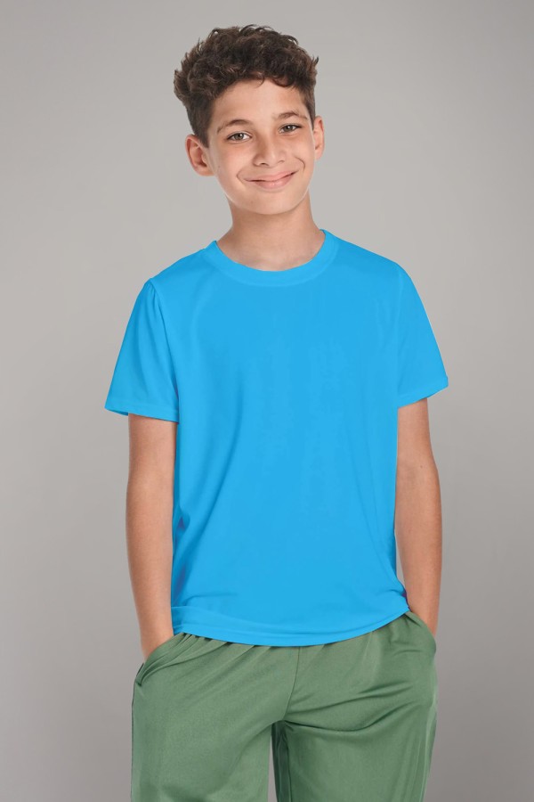  t-shirt premium turquoise children 3XS-32-Kids-(На_деток)    Детская футболка премиум бирюзовая для деток с 3х лет 