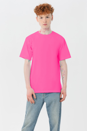 Мужская футболка Premium фуксия (малиновая)