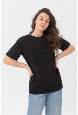 Черная футболка женская Premium