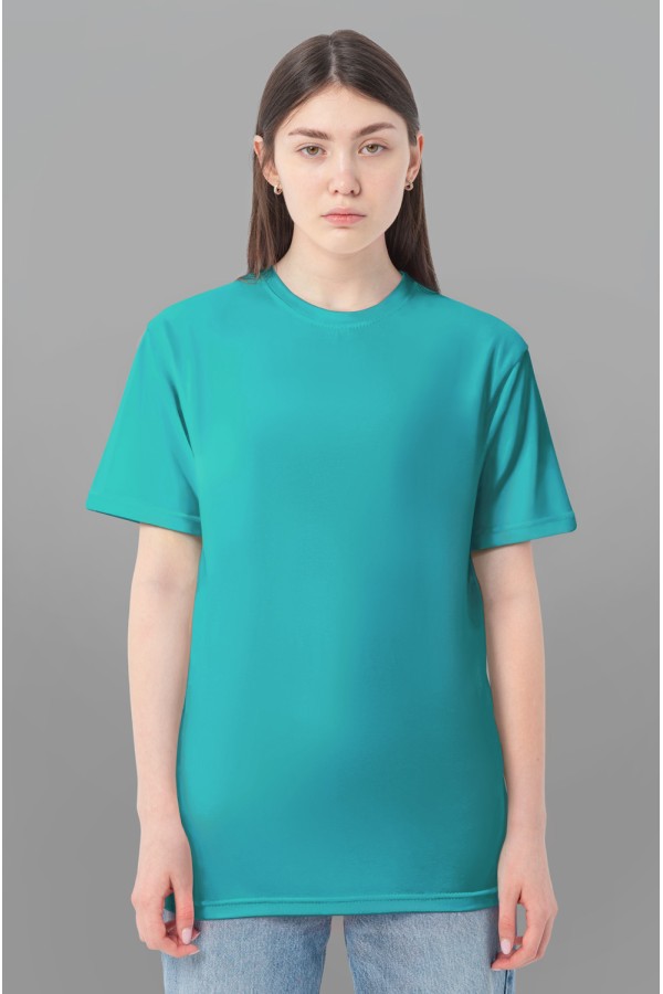 Изумрудная женская футболка Premium Emerald t-shirt woman premium XS-38-40-Woman-(Женский) Изумрудная женская футболка Premium