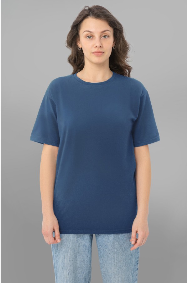  Indigo t-shirt woman premium 3XL-50-52-Woman-(Женский)    Индиго женская футболка Premium 