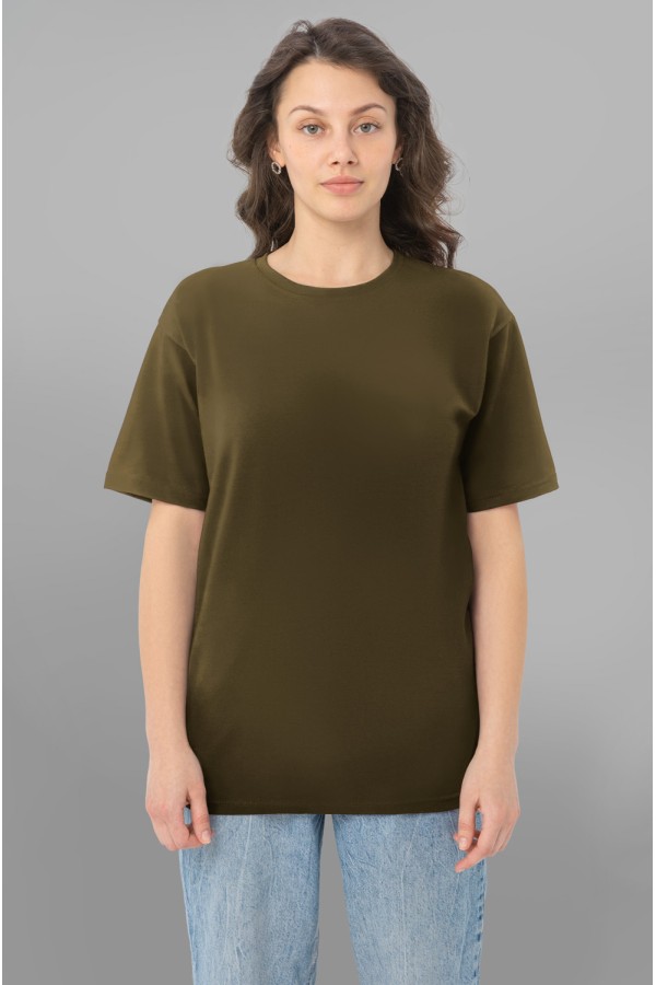  Khaki t-shirt woman premium 2XL-48-50-Woman-(Женский)    Женская футболка Premium цвет хаки 