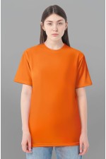  Orange t-shirt woman premium 2XL-48-50-Woman-(Женский)    Оранжевая женская футболка Premium 