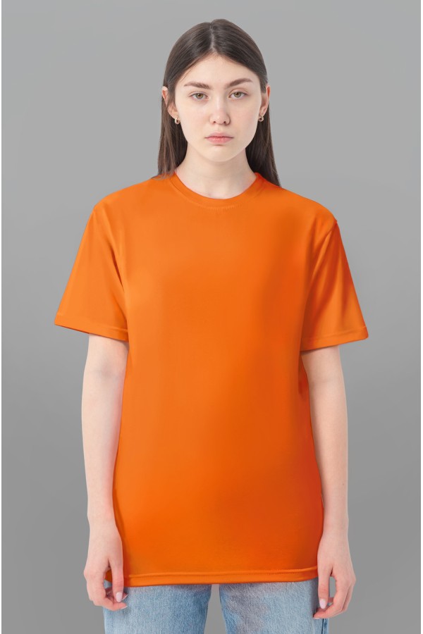  Orange t-shirt woman premium 2XL-48-50-Woman-(Женский)    Оранжевая женская футболка Premium 