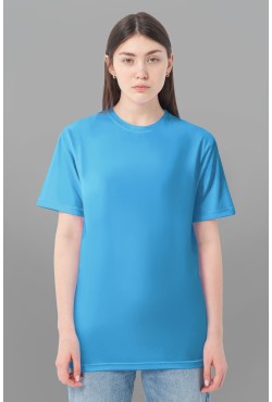 Бирюзовая женская футболка Premium