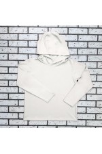  Rashguard mask white longsleeve woman XS-38-40-Woman-(Женский)    Женский рашгард белый спортивный трикотажный с капюшоном, с маской 