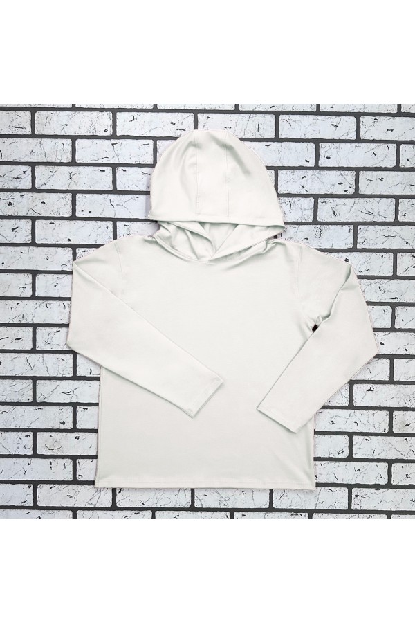  Rashguard mask white longsleeve woman XS-38-40-Woman-(Женский)    Женский рашгард белый спортивный трикотажный с капюшоном, с маской 