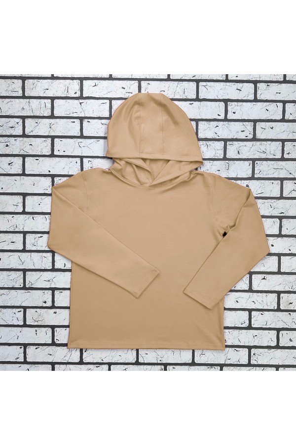  Rashguard mask cream longsleeve woman XS-38-40-Woman-(Женский)    Женский рашгард кремовый спортивный трикотажный с капюшоном, с маской 