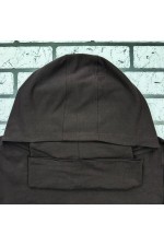Худи на лето с капюшоном однотонные МУЖСКИЕ Мужской рашгард коричневый спортивный трикотажный с капюшоном, с маской 9 Мужской рашгард коричневый спортивный трикотажный с капюшоном, с маской Магазин Толстовок Худи на лето с капюшоном однотонные МУЖСКИЕ