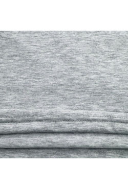 Футболка реглан мужская контрастная серая c рукавом синий индиго