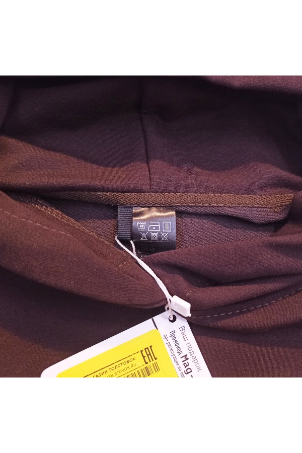 Футболка оверсайз с капюшоном RoXy коричневая мужская   Магазин Толстовок Hooded T-shirt Oversize «RoXy» - Фото на парнях