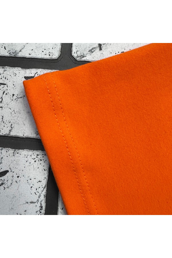 Футболка оверсайз с капюшоном RoXy оранжевая мужская   Магазин Толстовок Hooded T-shirt Oversize «RoXy» - Фото на парнях