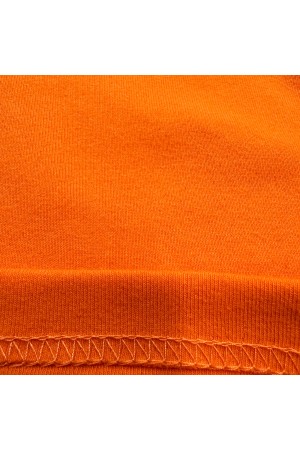 RoXy - Футболка оверсайз с капюшоном оранжевая унисекс (женская)