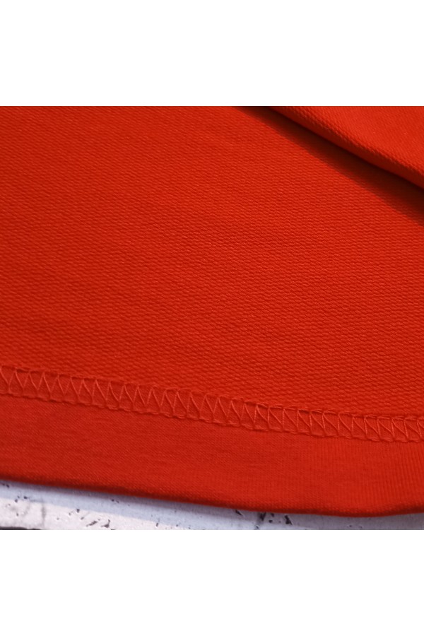 RoXy - Футболка оверсайз с капюшоном красная унисекс   Магазин Толстовок Hooded T-shirt Oversize «RoXy»