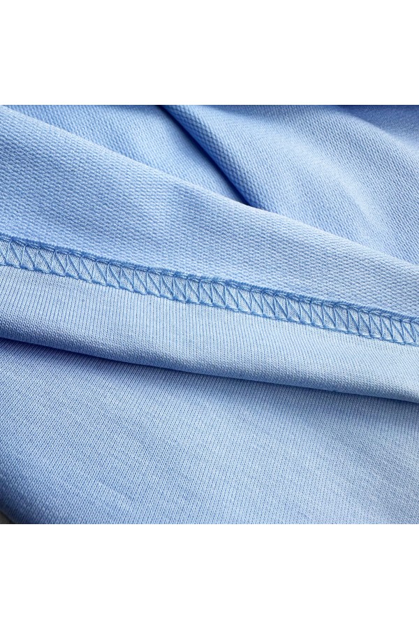 Футболка оверсайз с капюшоном RoXy небесно-голубая мужская   Магазин Толстовок Hooded T-shirt Oversize «RoXy» - Фото на парнях