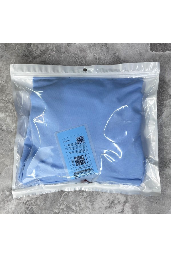 Футболка оверсайз с капюшоном RoXy небесно-голубая мужская   Магазин Толстовок Hooded T-shirt Oversize «RoXy» - Фото на парнях