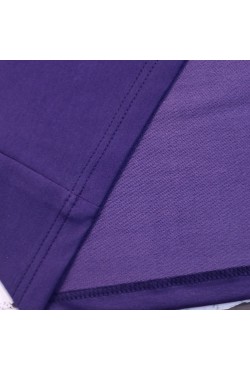 Фиолетовая футболка оверсайз с капюшоном мужская (унисекс)