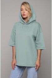 RoXy - Футболка оверсайз с капюшоном ниагара женская