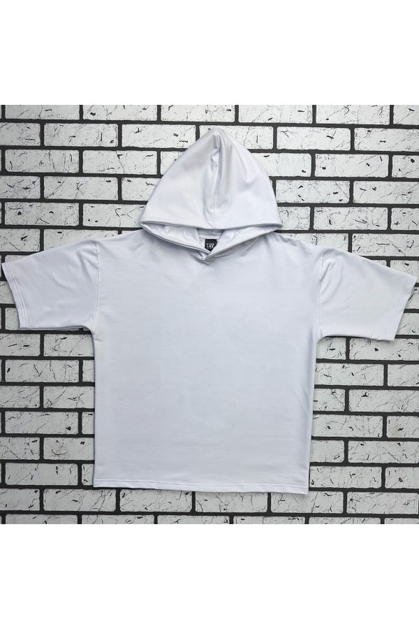 RoXy - Футболка оверсайз с капюшоном белая женская   Магазин Толстовок Hooded T-shirt Oversize «RoXy» - Фото на девушках