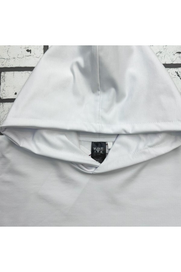 RoXy - Футболка оверсайз с капюшоном белая женская   Магазин Толстовок Hooded T-shirt Oversize «RoXy» - Фото на девушках