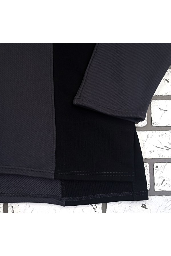 Худи Ampir Черный с серым 470гр Географик   Магазин Толстовок Худи оверсайз из серии Ampir