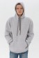  Anorak zip-hoodie « Gray Melange » M-48-Unisex-(Мужской)    Анорак худи светло-серая на молнии мужская (унисекс) утепленная  