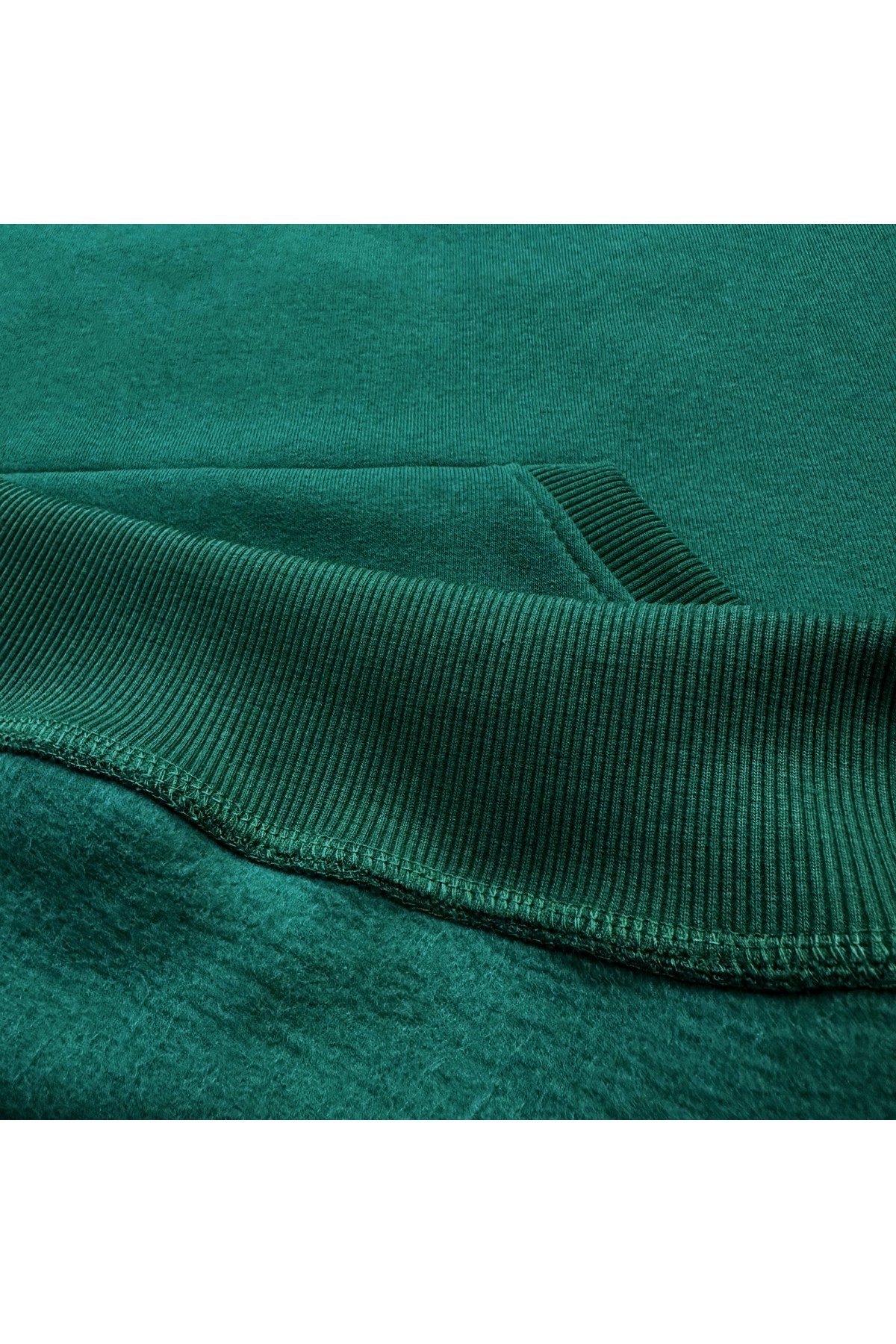 Dark Green bottle Hoodie Man Classic Мужская темно-зеленая толстовка худи классическая 320гр/м.кв — фото 2