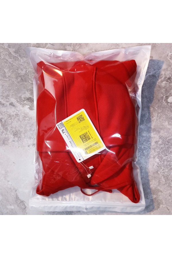 Мужская красная толстовка худи классическая 320гр/м.кв   Магазин Толстовок Мужские классические толстовки 