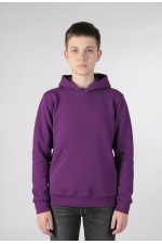  Violet Hoodie teenage Classic    Подростковая фиолетовая толстовка худи классическая 320гр/м.кв 