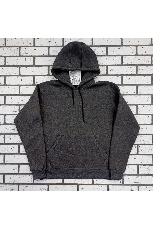 Dark Grey Hoodie Man Classic Мужская темно-серая толстовка худи классическая 320гр/м.кв (цвет антрацит)   Магазин Толстовок Все худи толстовки свитшоты больших размеров