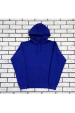 Женская синяя толстовка (василек) худи классическая 320гр/м.кв (ярко-синий)   Магазин Толстовок Женская классические худи