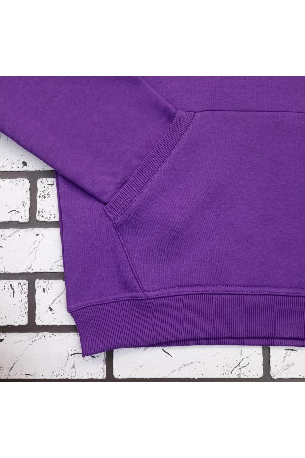 Violet Color Hoodie Woman Classic Женская фиолетовая толстовка худи классическая 320гр/м.кв   Магазин Толстовок Женская классические худи