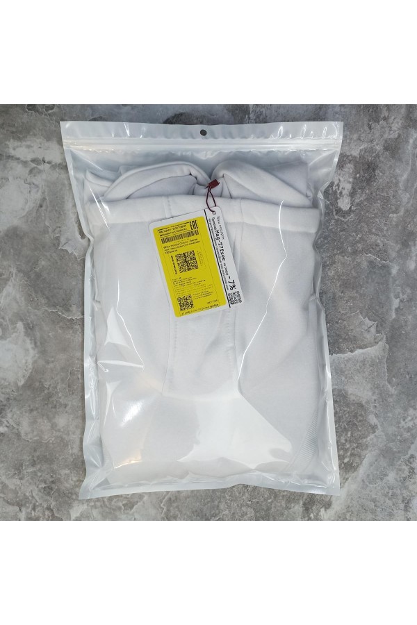 White Hoodie Woman Classic - Женская белая толстовка худи классическая 320гр/м.кв    Магазин Толстовок Женская классические худи