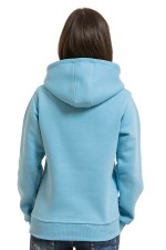 женская голубая худи купить в Москве с доставкой женская голубая худи пошив печать производство