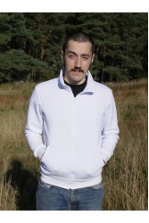 Мужская белая олимпийка