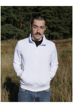 Мужская белая олимпийка