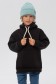  Kids hoodie OVERSIZE Black 2XS-34-Kids-(На_деток)    Чёрное детское худи Оверсайз  - толстовка для ребенка от 3х лет 340гр/м.кв 