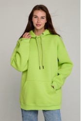 Лаймовая Худи Оверсайз унисекс