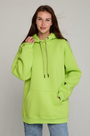 Лаймовая Худи Оверсайз унисекс