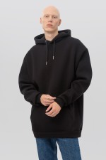 Худи Оверсайз Черная Мужская | Oversize Hoodie Man Black   Магазин Толстовок Все худи толстовки свитшоты больших размеров