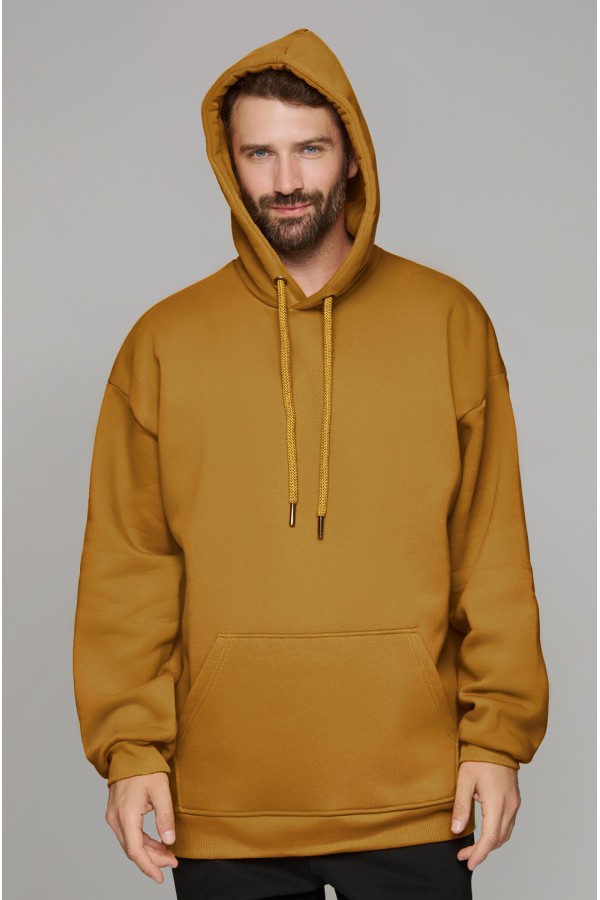  Camel hoodie OVERSIZE unisex S-46-Unisex-(Мужской)    Худи оверсайз цвет кэмэл мужской 