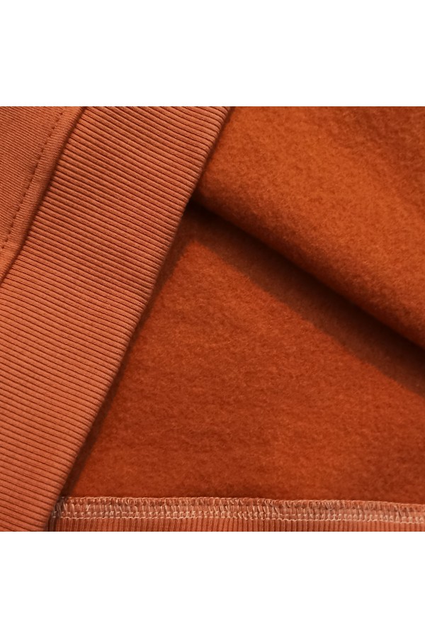 Терракотовая Худи оверсайз унисекс цвет Кэмэл   Магазин Толстовок Женские теплые худи оверсайз с начесом